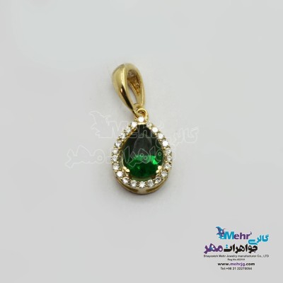 آویز طلا - طرح اشک