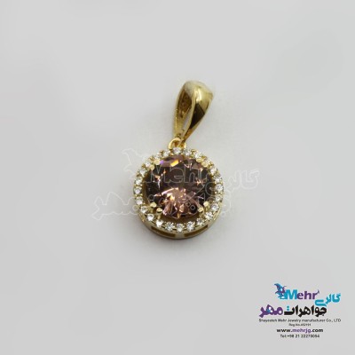 آویز طلا - طرح هندسی
