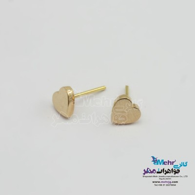 گوشواره طلا - طرح قلب