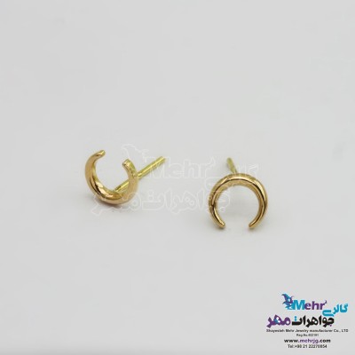گوشواره طلا - طرح هلال