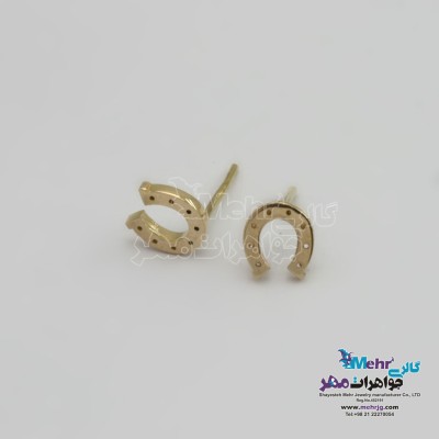 گوشواره طلا - طرح نعل