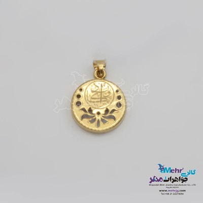 آویز طلا - طرح وان یکاد