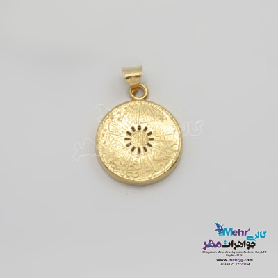 آویز طلا - طرح و ان یکاد