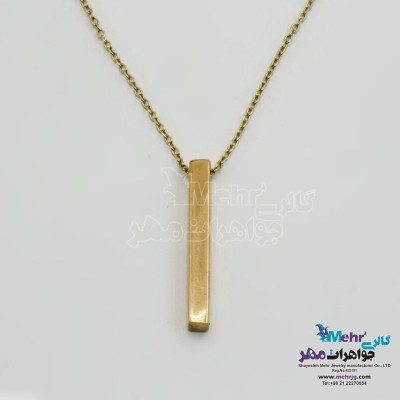 گردنبند طلا - طرح مکعب عشق