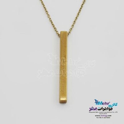 گردنبند طلا - طرح مکعب عشق