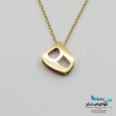 گردنبند طلا - طرح ه نیمایی