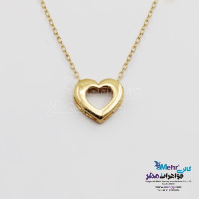 گردنبند طلا - طرح قلب