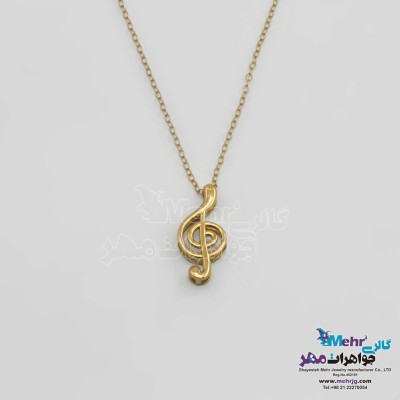گردنبند طلا - طرح نت موسیقی