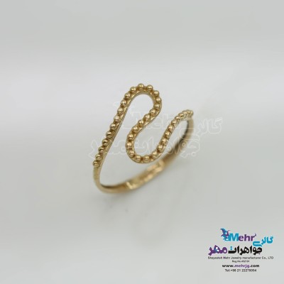 انگشتر طلا- طرح هندسی