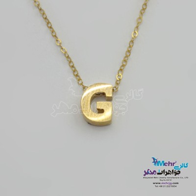 گردنبند طلا – طرح حروف لاتین