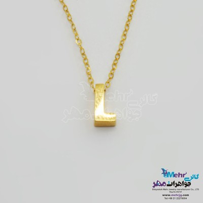 گردنبند طلا – طرح حروف لاتین