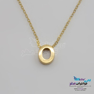 گردنبند طلا – طرح حروف لاتین