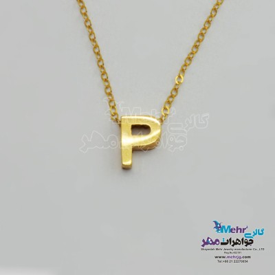 گردنبند طلا – طرح حروف لاتین