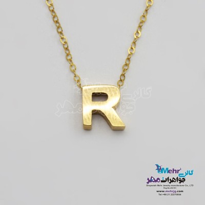 گردنبند طلا – طرح حروف لاتین