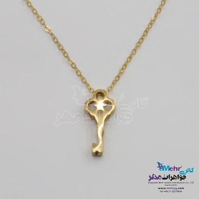 گردنبند طلا – طرح کلید