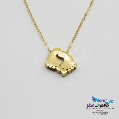 گردنبند طلا – طرح ردپا