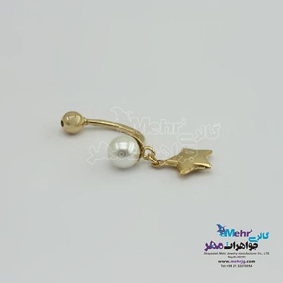 پیرسینگ طلا – طرح ستاره
