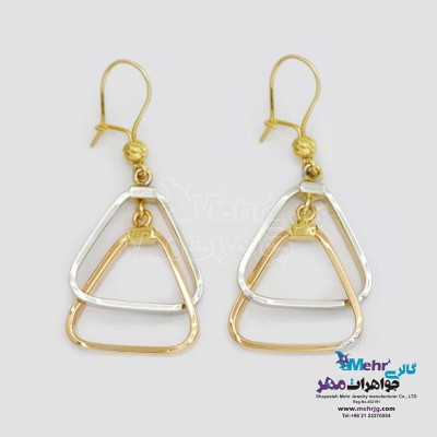 گوشواره گیره ای طلا - طرح دیوید یورمن