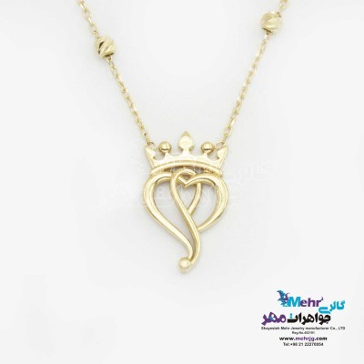 گردنبند طلا – طرح قلب