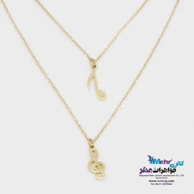 گردنبند طلا – طرح نت موسیقی