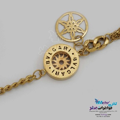 دستبند طلا - طرح بولگاری
