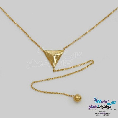 گردنبند طلا – طرح پیرامید