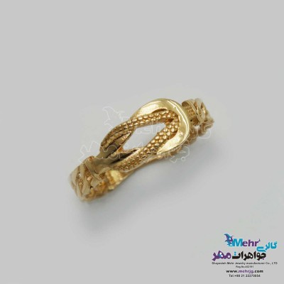 انگشتر طلا- طرح گره