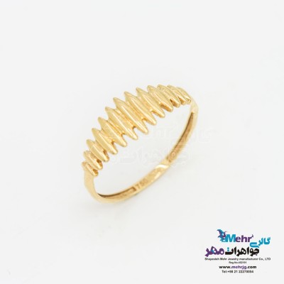 انگشتر طلا - طرح هندسی
