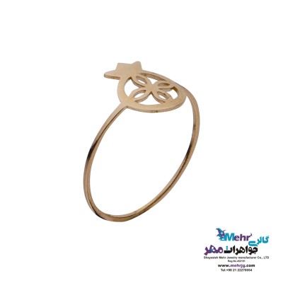 انگشتر طلا - طرح انار