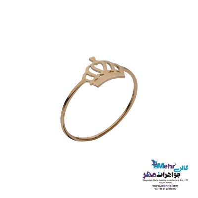انگشتر طلا - طرح تاج