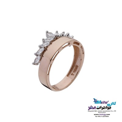 انگشتر طلا -  طرح تاج