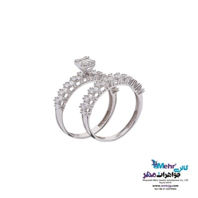 انگشتر طلا - طرح حلقه پشت حلقه