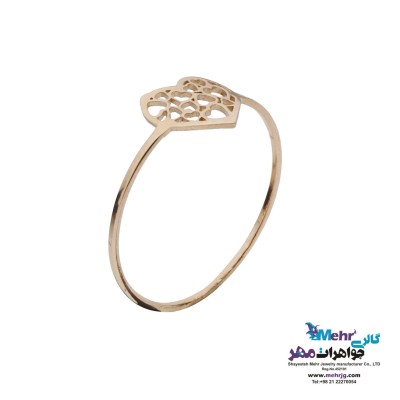 انگشتر طلا - طرح قلب