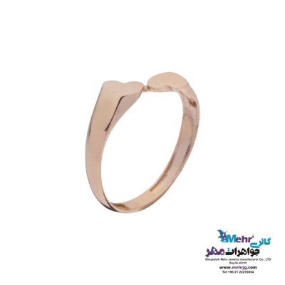 انگشتر طلا - طرح قلب