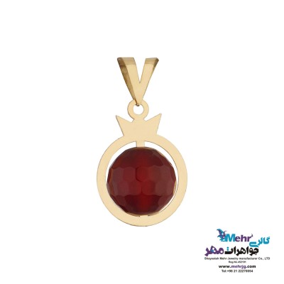 آویز طلا - طرح انار