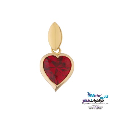 آویز طلا - طرح قلب
