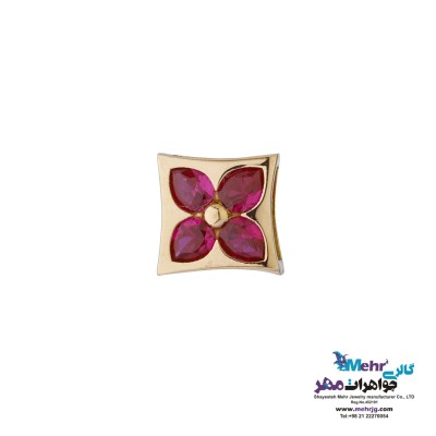 آویز طلا - طرح گل