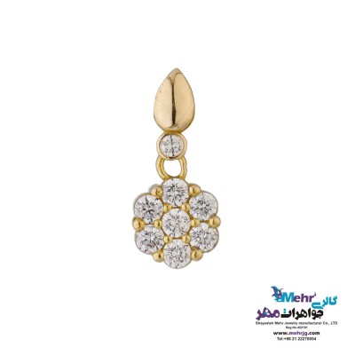آویز طلا - طرح فلاور
