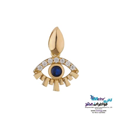 آویز طلا - طرح چشم