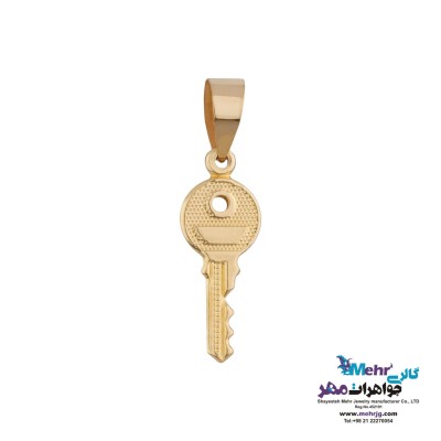 آویز طلا - طرح کلید