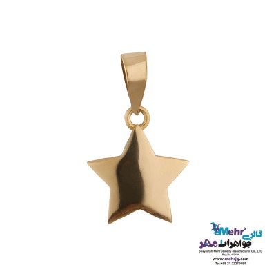 آویز طلا - طرح ستاره