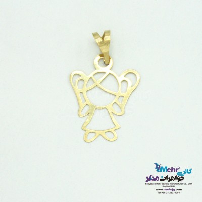 آویز طلا - طرح دختر بچه