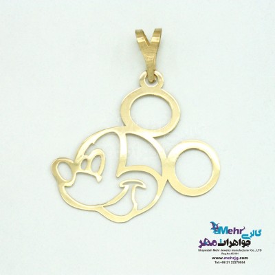 آویز طلا - طرح میکی موس