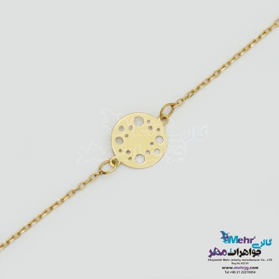 دستبند طلا - طرح هندسی
