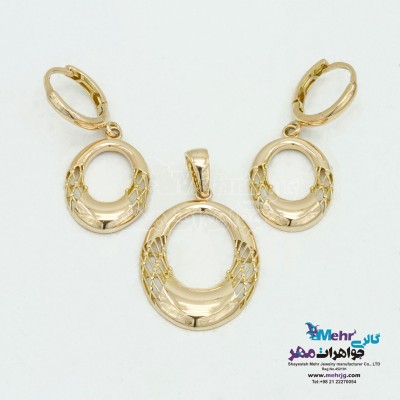 نیم ست طلا - طرح هندسی