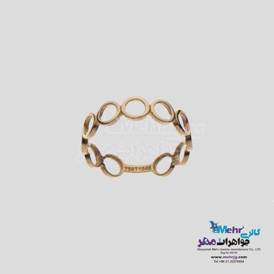 انگشتر طلا - طرح دایره