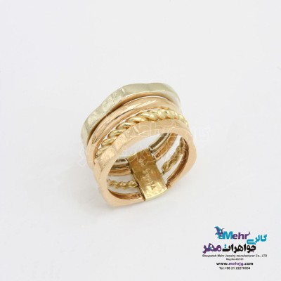 انگشتر طلا - طرح تراش