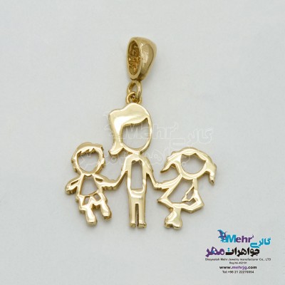 آویز طلا - طرح مادر و بچه