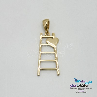 آویز طلا - طرح نردبان عشق