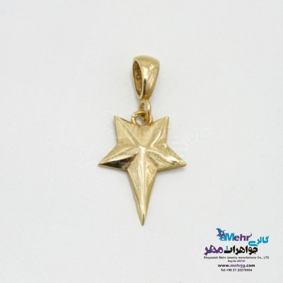 آویز طلا - طرح ستاره